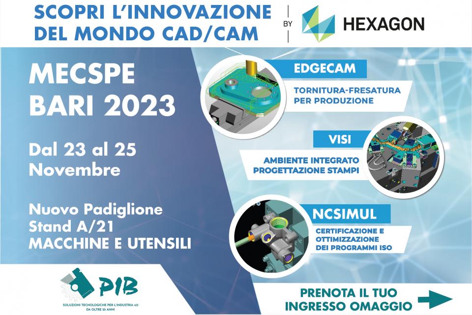 MECSPE BARI 2023 | Scopri l'innovazione CAD/CAM 